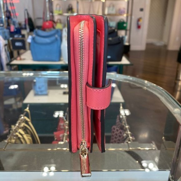 Staci Medium Compact Bifold Wallet Garden Pink - Picture 6 of 11